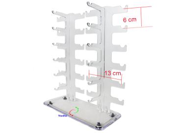 Acryl Brillenständer Brillenpräsenter für 12 Brillen